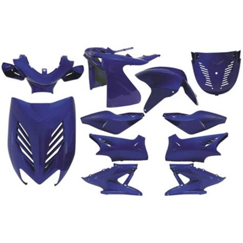 illustrazione kit carene blu metallizzate Aerox