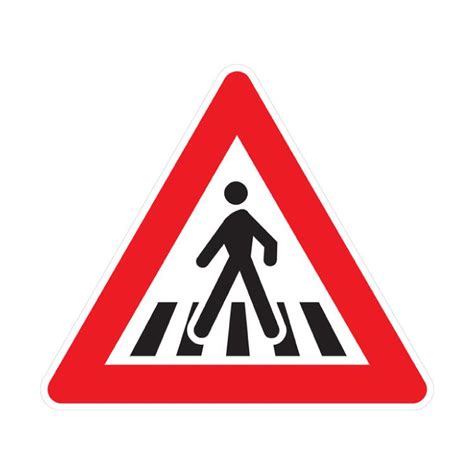 Segnaletica stradale con indicazione di attraversamento pedonale