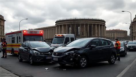 Veicoli coinvolti in un incidente stradale