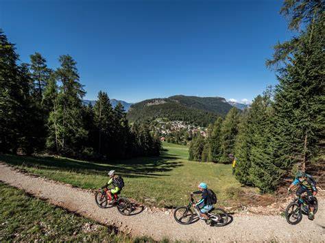 Panoramica bike park Alpe Cimbra serrada lavarone