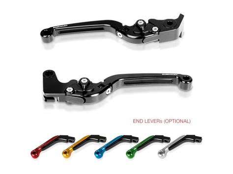 Leve freno e frizione personalizzate su una moto sport-touring