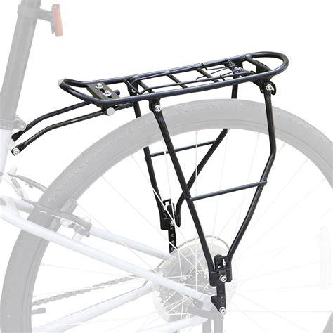 Portapacchi posteriore robusto su bici urbana