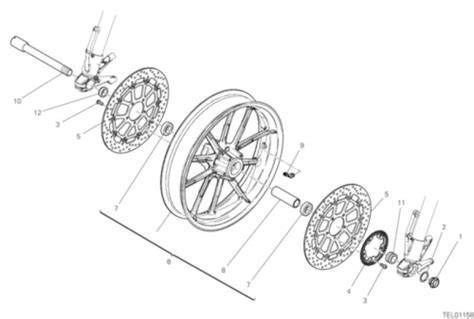 Ruota anteriore Ducati Scrambler con borchie