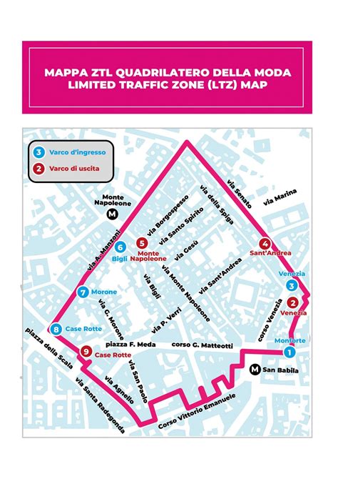 mappa zona Paola Amantea strade