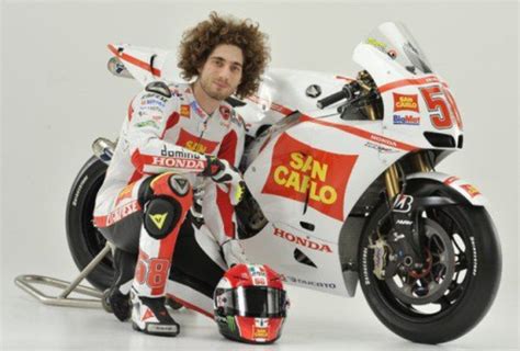 La moto di Marco Simoncelli numero 58