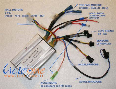 schema controllo batteria scooter elettrico