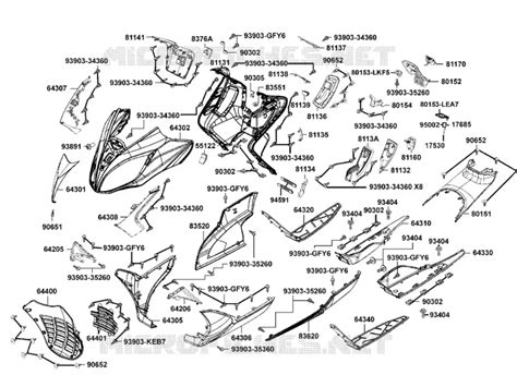 ricambi kymco 50 ricambi schema di componenti
