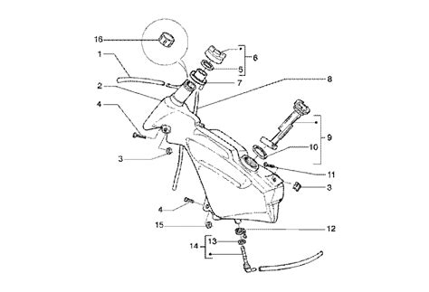 schema flusso carburante Gilera Runner