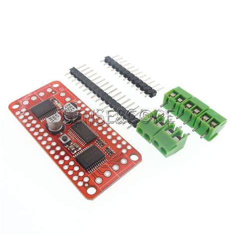 schema connessioni motor:bit PCA9685 e TB6612