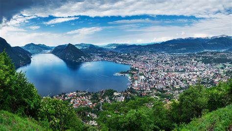 Panoramica del lago di Lugano