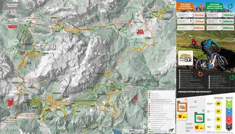 mappa delle discipline mountain bike