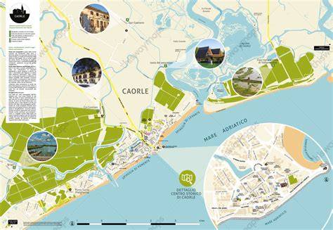 mappa del Girolivenza tra Caorle e Ca’ Corniani