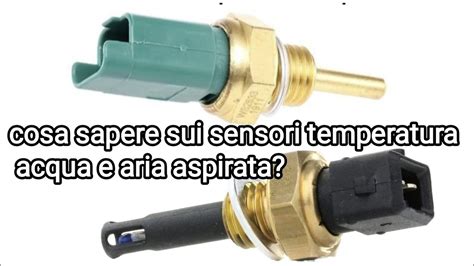 Schema posizionamento sonda temperatura acqua