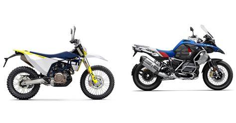 immagini confronto GS vs Adventure enduro