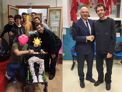 Rossi e Academy visita al Salesi