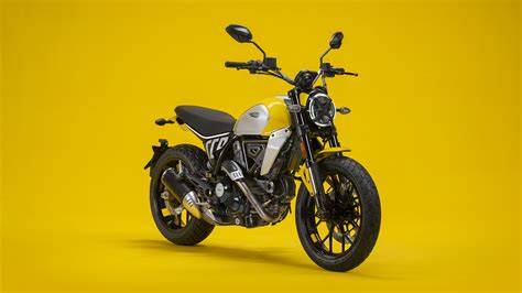 scrambler 125cc vista laterale stile neo-retro