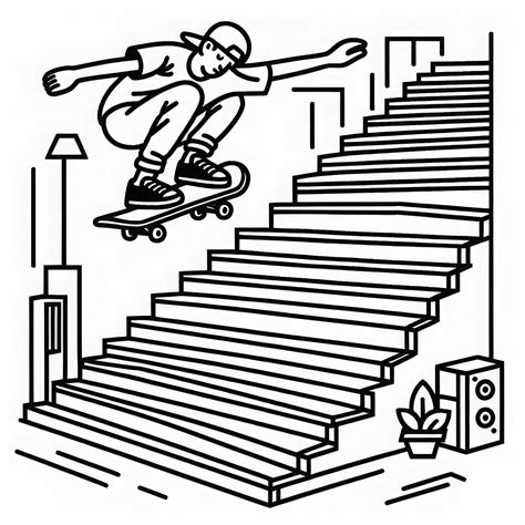 Uno skater che esegue un kickflip in aria