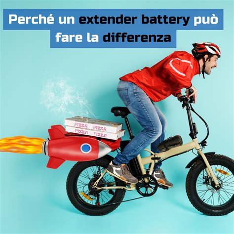 Grafico che mostra l'aumento di autonomia di una e-bike con l'aggiunta di una batteria borraccia