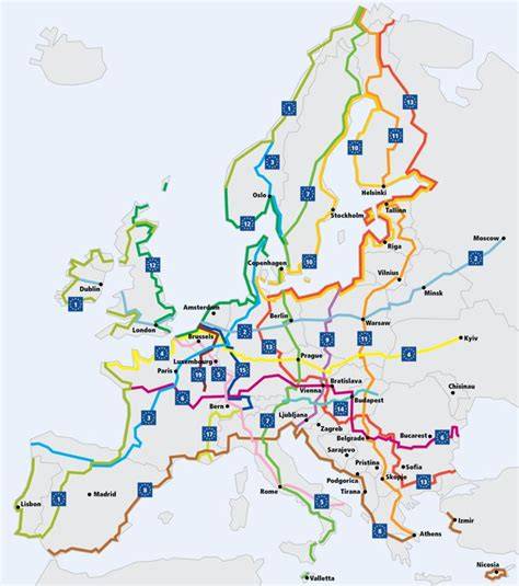 EuroVelo integration map (insegna)