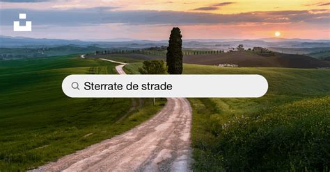 Paesaggio americano con lunghe strade sterrate