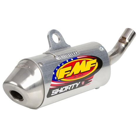 Dettaglio del tappo anteriore in acciaio inox del silenziatore FMF Shorty
