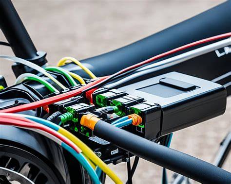 illustration of ESE-SW wiring and bicycle
