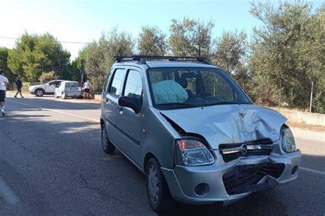 Impatto tra moto e veicolo nell’itinerario tra Corato e Altamura