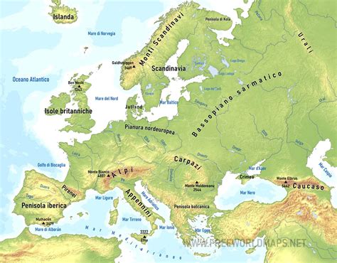 mappa Europa circuiti automobilistici