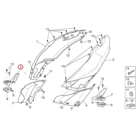 diagramma allineamento pedana dx Piaggio X9
