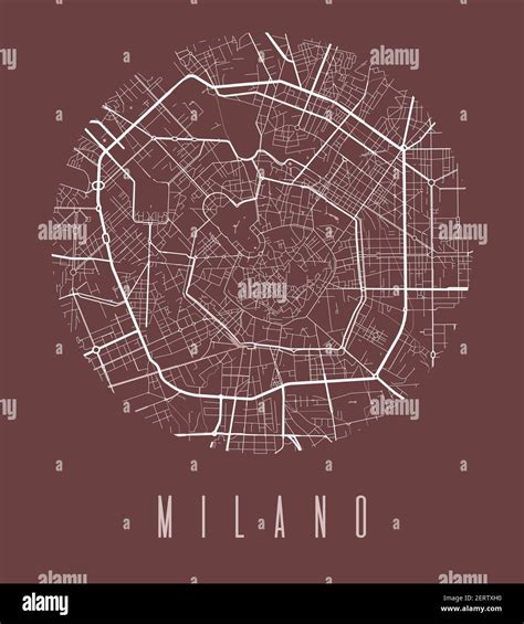 mappa circolarità Milano urbano layout stradale