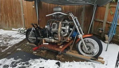 StarFire motore radiale su balcone neve