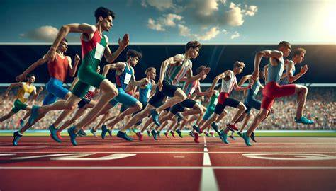 grande foto confronto velocità sport diverse