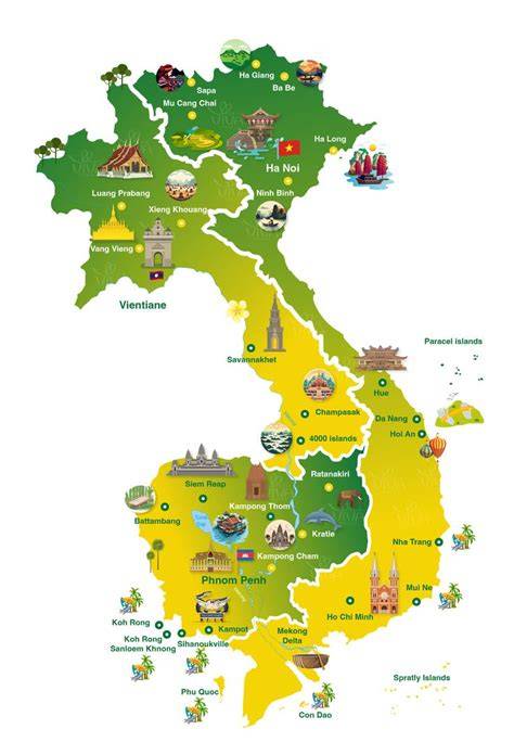 Vietnam viaggio motociclisti mappe e percorsi