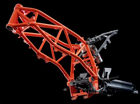 telaio in traliccio KTM e ergonomia
