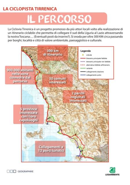 Tema immagine: mappa percorso Ciclopista Camuzzoni
