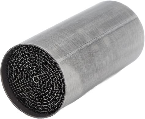 Dettaglio di un catalizzatore per moto