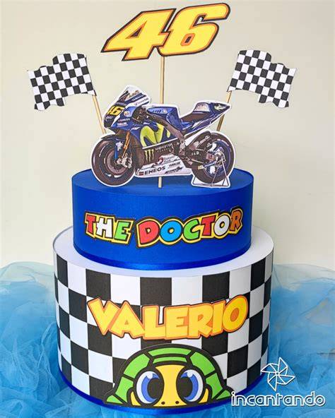 torta di compleanno Valentino Rossi 46