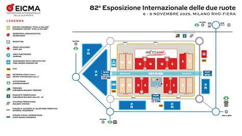 indicazioni padiglioni EICMA 2025