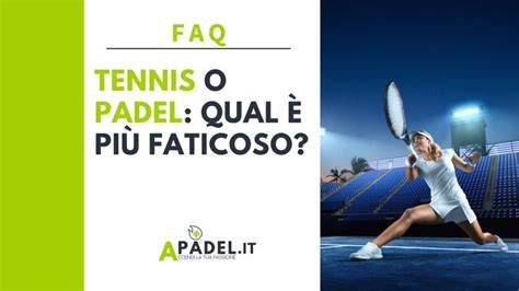Tennis faticoso confronto