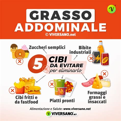 Infografica grasso localizzato addominale
