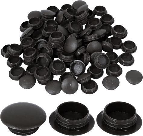 Diverse tipologie di tappi copriforo in plastica