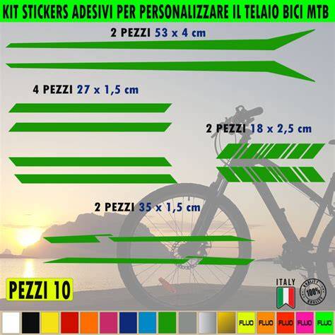 grafica adesivi MTB blu militare
