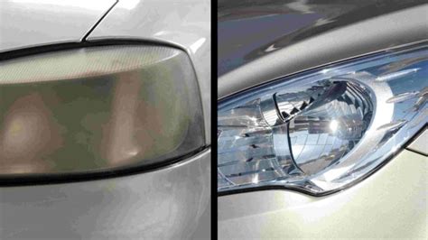 Fari auto opachi e ingialliti