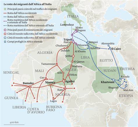 mappa percorso ciclisti africani europa asia