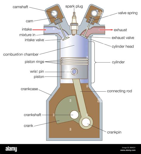 Diagramma di un cilindro motore con evidenziata l'ovalizzazione