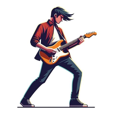 Illustrazione di un musicista che utilizza un pedale volume con il suo basso