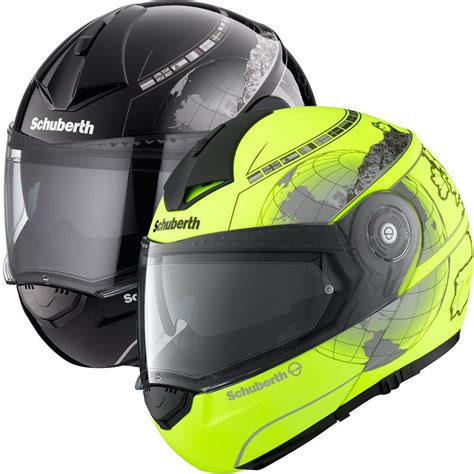 Casco Schuberth C3 Pro Giallo Fluo in primo piano