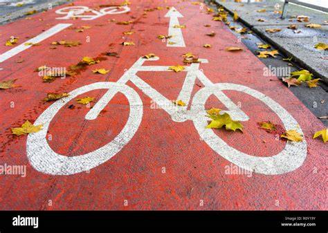 Segni grafici pista ciclabile in città