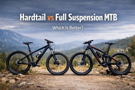 Schema comparativo tra MTB Hardtail e Full Suspension