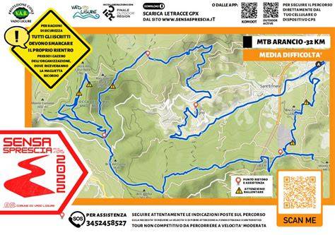 Visualizzazione di percorsi MTB e sentieri